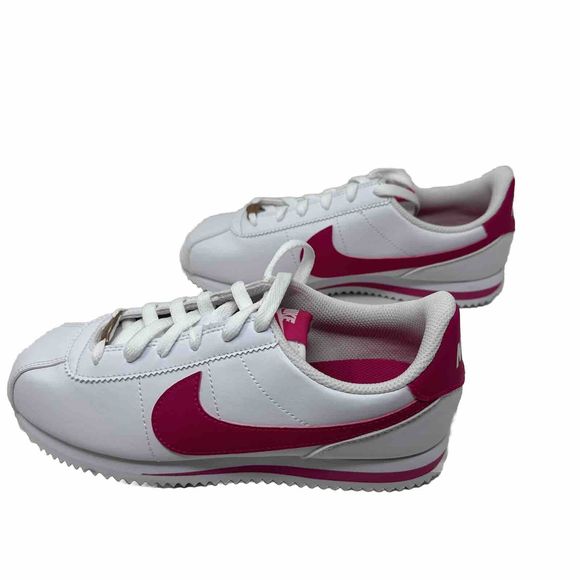 Nike Cortez Basic‎ SL GS White Pink Prime Kids Youth Casual